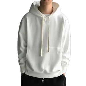 เสื้อฮู้ดสวมหัวของผู้ชายผ้าฝ้าย100% ขายส่งโลโก้ที่กำหนดเองสไตล์ครอปแบบมีฮู้ดแบบลายทึบขนาดพลัสไซส์ - Product Image 6