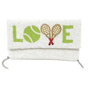 กระเป๋าแมสเซ็นเจอร์มีซิปสไตล์โบโฮสำหรับฤดูใบไม้ร่วงกระเป๋าใส่ของสำหรับผู้หญิงทำด้วยมือประดับลูกปัดสำหรับตอนเย็นโซ่ที่เป็นมิตรกับสิ่งแวดล้อม - Product Image 1