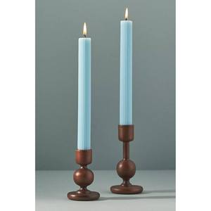 Support à bougie en bois élégant Décoration intérieure avec bougeoirs Lanternes Pots à bougies - Product Image 5