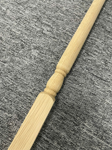 Unfinished Wood Railing Spindle Balusters Rubber Wood Exterior Interior Stair Parts for Hotel Stair Design Stair - Product Image 4