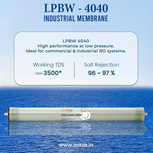 Système de dessalement d'eau par osmose inverse à membrane PP haute performance ONTOZ ULP-4040 pour usage domestique et commercial - Product Image 4