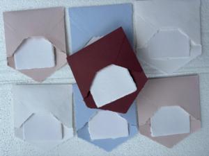 Luxury <b>A6</b> Deckle Edge <b>Cards</b> and Envelopes Set for Wedding Invitations Stationery and Calligraphy Writing - Product Image 2