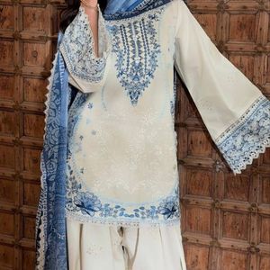 Elegante Conjunto de Traje Palazzo Farshi de Satén y Rayón con Bordado, Estampado Digital, Dupatta, para Bodas y Fiestas, de Royal Export, de Secado Rápido - Product Image 5