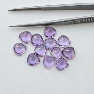 พลอยอเมทิสต์บราซิลเหลี่ยมเพชรพลอยธรรมชาติขนาด7มม. AAA อัญมณีบำบัดทุกขนาดทำด้วยมือผลิตภัณฑ์จำนวนมากจากอินเดีย - Product Image 4