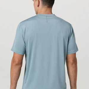 T-shirt pour homme à coupe décontractée et confortable, manches courtes, service OEM, prix d'usine pour les commandes en gros, col rond, tissu doux - Product Image 6