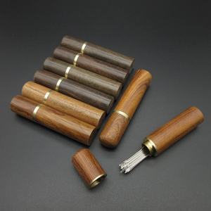 Wooden Simple Eco-Friendly Sewing <b>Needle</b> <b>Case</b> for Hand <b>Knitting</b> Sewing 20cm Length 2mm Thickness Brand Z/F GLOBAL EXPORT Model - Product Image 2