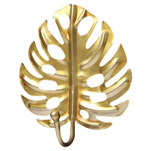 Ganchos Metálicos Multiusos de Dos Hojas de Calidad Superior con Acabado Dorado y Textura, Fabricante y Proveedor de la India - Product Image 1