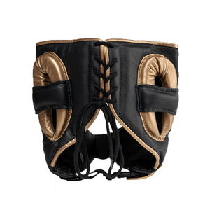 Latest <b>Model</b> Professional Full Face Fly Boxing Head Guards Custom Made Genuine Leather Muay Thai Pro Protection Fly Head Guards - Product Image 2