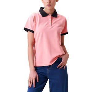 Polo de Mujer de Alta Calidad, Corte Ajustado, 100% Algodón, Buen Precio, con Logotipo Personalizado, Transpirable - Product Image 1