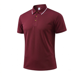 Whole Sale Mens Burgundy <b>Half</b> Sleeve for <b>Shirt</b> Jersey 100% Cotton Solid Color <b>Button</b> Design Casual Style Regular Fit - Product Image 3