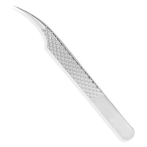 Pince à épiler isolante à pointe en fibre pointue pour l'utilisation des sourcils - Product Image 1