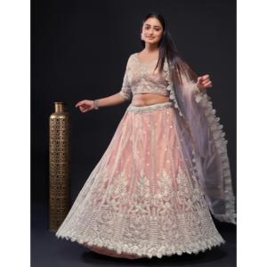 Lehenga choli ชุดปาร์ตี้ออกแบบสำหรับผู้หญิงกับ dori & ลำดับชุดทำงานสุดหรู - Product Image 3