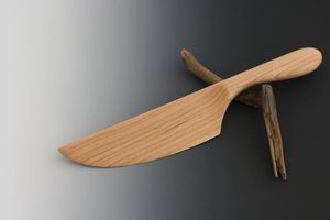 Couteau en bois biodégradable, couverts jetables pour restaurant, voyage et emballage alimentaire - Product Image 4