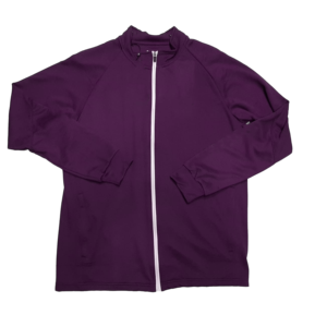 Veste en polaire unie pour homme, col montant, fermeture éclair, style décontracté, coupe classique, en polyester, pour l'automne - Product Image 5