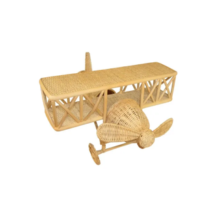Handwicker Natural Rustic Rattan Decorative <b>Airplane</b> Flying Plane Kids <b>Toy</b> Children Bedrooms Decoration from Vietnam - Product Image 5