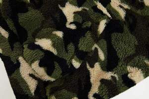 Sweat à capuche unisexe en sherpa brodé camouflage, coupe oversize à épaules tombantes, idéal pour la chasse, la randonnée et la jungle, séchage rapide et respirant pour l'hiver - Product Image 4