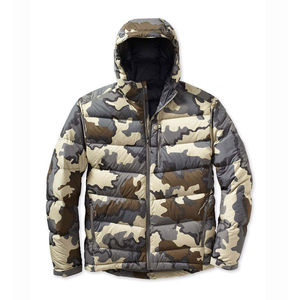 Factory Winter <b>Jacket</b> With Pockets Adjustable Hood Puffer <b>Jacket</b> Full Zip Closure Custom Logo - Product Image 1
