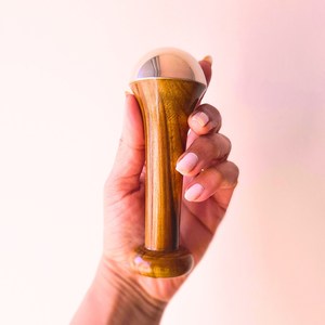 Varita Kansa de madera hecha a mano, herramienta ayurvédica de belleza para masaje facial, cuello y cuerpo, relajación a bajo costo por AALIYAN IMPEX - Product Image 2