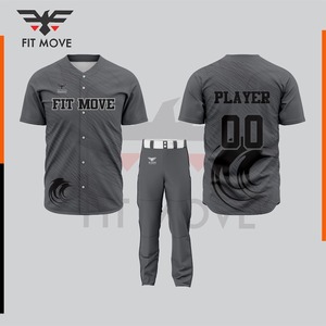 Nouveautés en vêtements de sport, tissu 100% polyester respirant, kits de baseball de haute qualité, meilleur prix, vente en gros, offre spéciale - Product Image 4