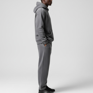 Conjunto de 2 piezas de chándal de algodón con estampado digital, sudadera con capucha oversize y pantalones de chándal con lavado ácido, estilo streetwear OEM personalizado. - Product Image 5