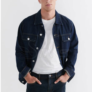 2026 Custom Made Men's <b>Winter</b> Warm 100% Cotton Jeans <b>Jacket</b> with Front Logo-High Quality <b>Cheap</b> Price - Product Image 5
