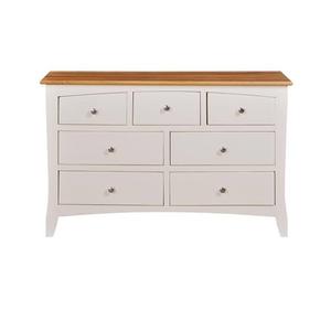 Meubles de chambre à coucher Vietnam Maquillage Hôtel LANCASTER RANGE Meilleur prix Commode en bois massif Miroir éclairé Moderne 7 tiroirs - Product Image 1