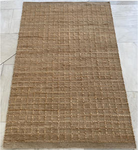 Precio de fábrica Fabricante Directo de fábrica Alfombra trenzada de yute ecológica de color natural indio para interiores y uso doméstico - Product Image 6