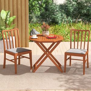 Tavolo da Patio Pieghevole Ottagonale con Foro per Ombrellone da 2 Pollici, Tavoli da Esterno per Comfort e Stile - Product Image 6