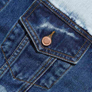 Chaqueta de Invierno de Color Sólido para Hombre, Diseño Nuevo, Ligera, Estilo Urbano, Chaqueta de Mezclilla con Ribetes - Product Image 5