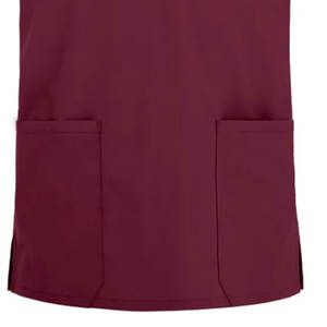 Blouse d'hôpital unisexe à manches courtes en tissu jersey peigné extensible 4 directions, qualité supérieure 100% pour uniforme d'infirmière - Product Image 5