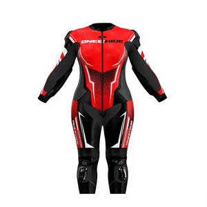 Combinaison de moto professionnelle pour femme, équipement de sécurité pour la conduite, combinaison de course en cuir de vache/crocodile, armure CE niveau 2 - Product Image 1