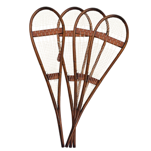 Snow Ski Shoe - Traditional Vintage Retro Style Antique Decoration Only - Made from Cane and Wood - 45inch x 12inch - Product Image 5