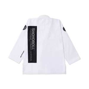 Heavyweight Cotton Brazilian Jiu Jitsu Gi Custom Design Sportswear for Judo and Karate Training Front Logo Position - Product Image 4