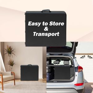 Tavolo Pieghevole Portatile Nero da 120 cm per Interni ed Esterni con Capacità di Carico Massima di 135 kg per Campeggio - Product Image 6