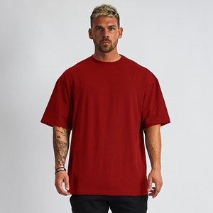 Camiseta de Cuello Redondo de Algodón de Alta Calidad, Talla Grande, 260 g/m², Impresión de Logotipo Personalizada, Camiseta para Hombre - Product Image 6