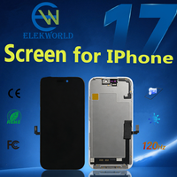 Écran OLED souple 120 Hz de qualité supérieure pour iPhone 17 Pro Max, 17 Pro, 17 - Panneau LCD de remplacement pour réparation de téléphone