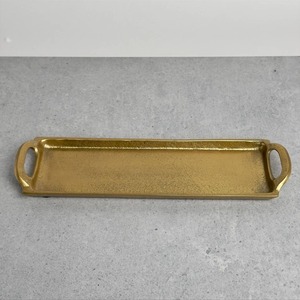Plateau de service en laiton fait main, vaisselle décorative pour la restauration, les hôtels, la maison, la cuisine, les réceptions et les occasions spéciales - Product Image 1