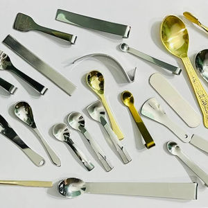 Cuillère à shilajit en acier inoxydable, outil de dosage pour résine ayurvédique, vente en gros - Product Image 1