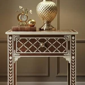 Cajón de Madera Artesanal con Incrustaciones Florales de Calidad de Exportación, Precio de Venta para Exportación - Product Image 3