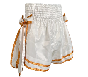 กางเกงมวยไทยสั่งทำพร้อมโลโก้สำหรับสโมสร - ระบายอากาศได้ดี แห้งเร็ว เหมาะสำหรับผู้ใหญ่ทั้งชายและหญิง ใช้สำหรับชกมวยและศิลปะการต่อสู้ - Product Image 4