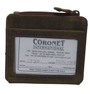 Cartera de Cuero Genuino para Hombre con Cierre de Cremallera, Múltiples Ranuras para Tarjetas, Estilo Clásico, Tarjetero - Product Image 6
