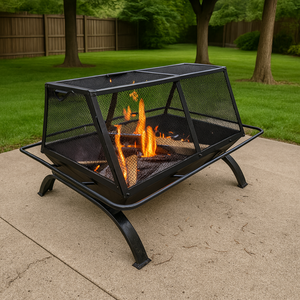 Bol à feu extérieur en métal pour patio, jardin, camping, construction en acier durable, vente en gros directe d'usine FP011 - Product Image 1