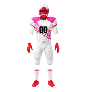 เสื้อฟุตบอลอเมริกันแบบซับลิเมชั่นสั่งทำพิเศษ ชุดทีมคุณภาพพรีเมียม อุปกรณ์นักกีฬาแบบปรับแต่งได้  ย้อมสีแบบซับลิเมชั่นเต็มตัว - Product Image 3