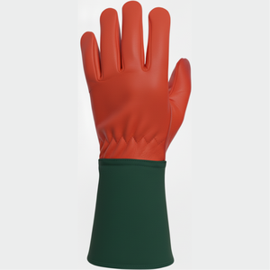 Guantes de soldadura de cuero genuino de alta resistencia, con puños largos de protección, accesorios de seguridad para el trabajo. - Product Image 4