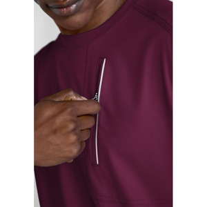 New OEM <b>Men</b> Lightweight Scrub Undershirt Breathable Stretch Medical <b>Base</b> <b>Layer</b> Nurse Doctor Shirt for <b>Men</b> - Product Image 4