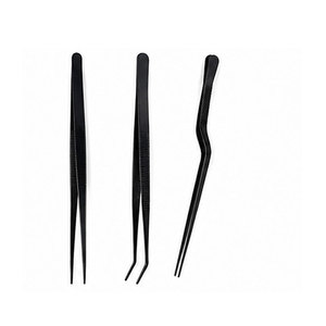 Pinzas de Chef Duraderas de Acero Inoxidable Premium con Punta Fina y Agarre Cómodo, Herramienta Culinaria para Emplatar y Decorar Alimentos - Product Image 1