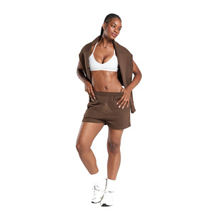 Shorts décontractés pour femmes, très doux, confortables, respirants, écologiques, taille haute, 100% coton molletonné, vente chaude - Product Image 6