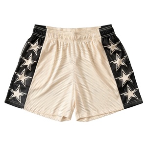 Shorts de basket personnalisés, broderie personnalisée et logo imprimé, shorts de basket en mesh pour hommes - Product Image 1