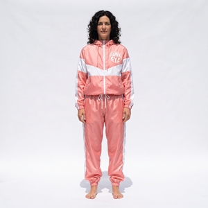 Ensemble survêtement coupe-vent oversize en gros : veste zippée et pantalon - Product Image 4