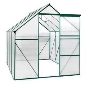 6x8 Hybrid Polycarbonate Green Garden Greenhouse Versatile & Durable Greenhouse for Outdoor Living Space - Product Image 2